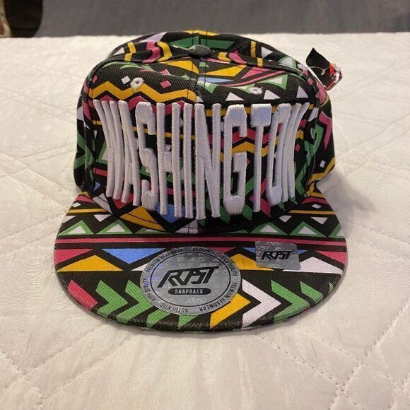 Washington Colorful Roast Snapback hat - Picture 1 of 4